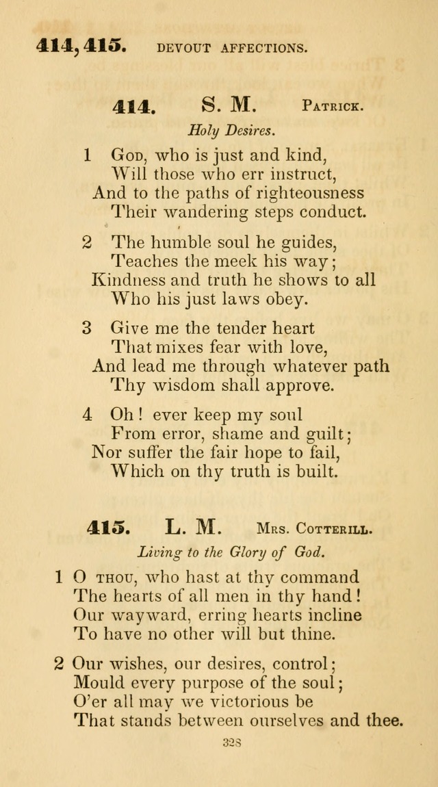 A Collection of Psalms and Hymns for Christian Worship. (45th ed.) page 328