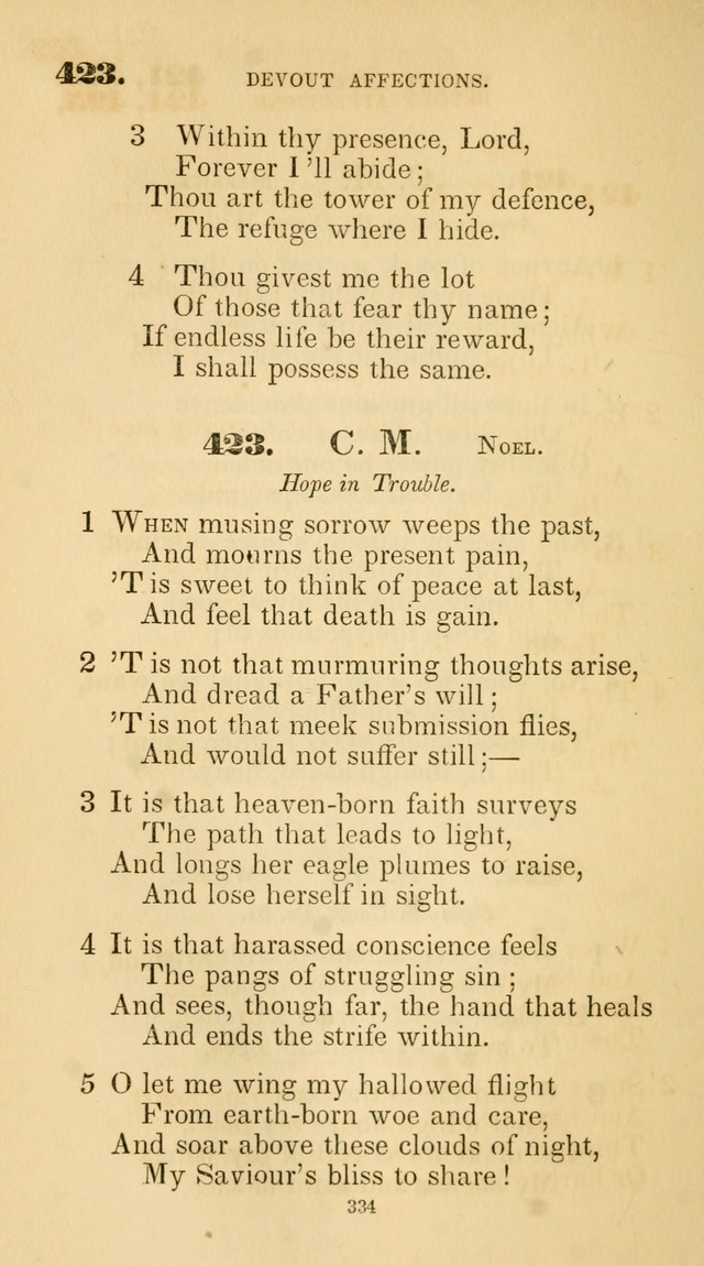 A Collection of Psalms and Hymns for Christian Worship. (45th ed.) page 334