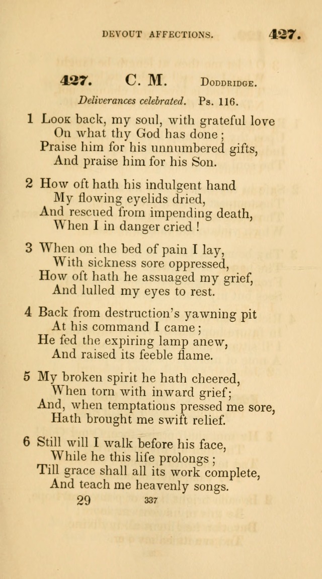 A Collection of Psalms and Hymns for Christian Worship. (45th ed.) page 337