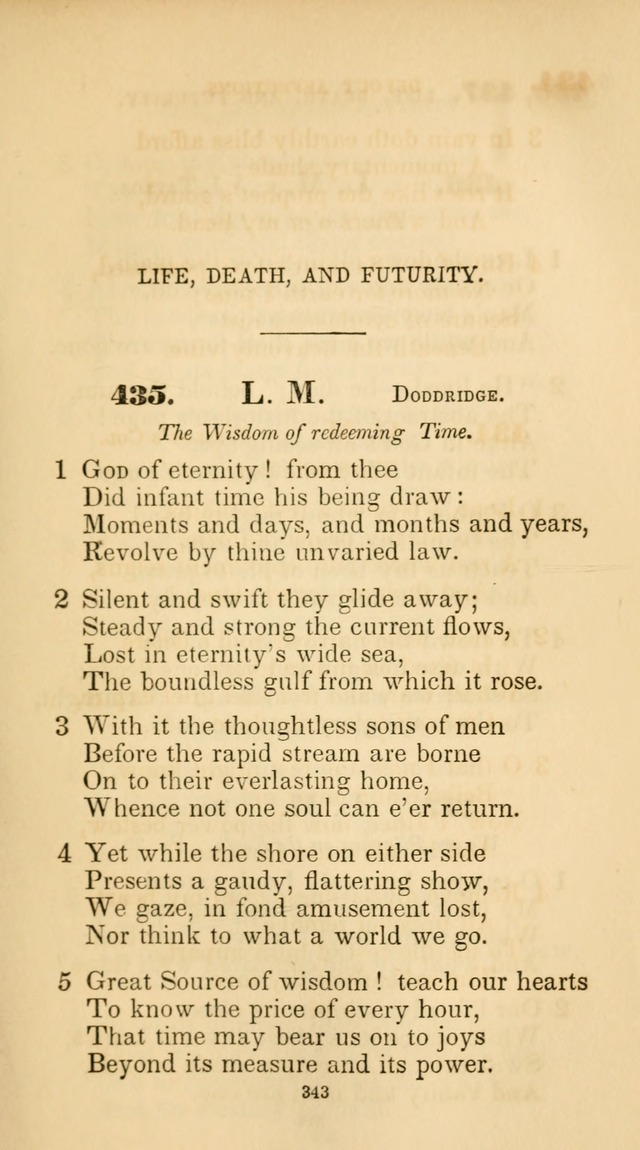 A Collection of Psalms and Hymns for Christian Worship. (45th ed.) page 343