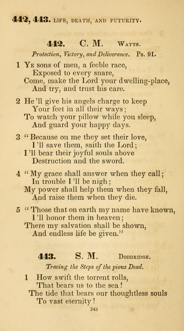 A Collection of Psalms and Hymns for Christian Worship. (45th ed.) page 348