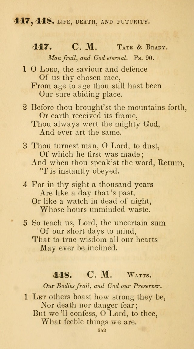 A Collection of Psalms and Hymns for Christian Worship. (45th ed.) page 352