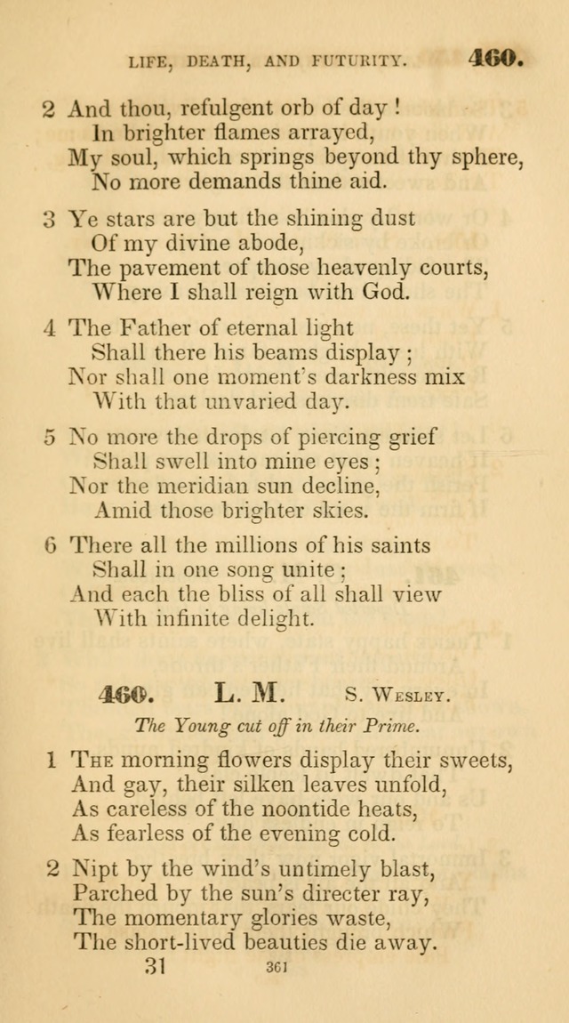 A Collection of Psalms and Hymns for Christian Worship. (45th ed.) page 361