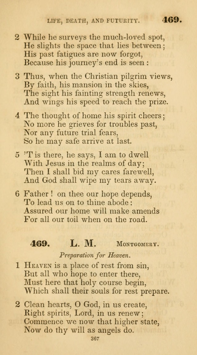 A Collection of Psalms and Hymns for Christian Worship. (45th ed.) page 367