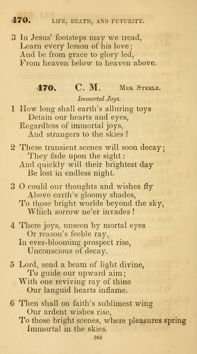 A Collection of Psalms and Hymns for Christian Worship. (45th ed.) page 368