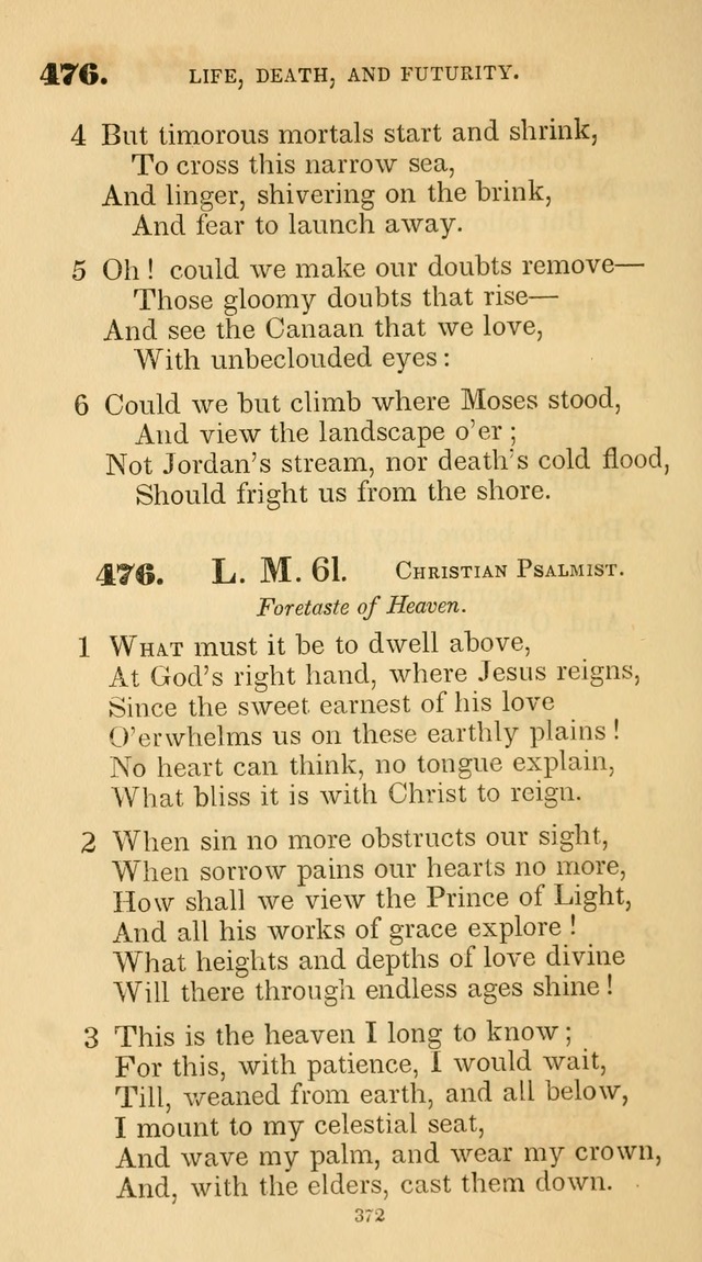 A Collection of Psalms and Hymns for Christian Worship. (45th ed.) page 372