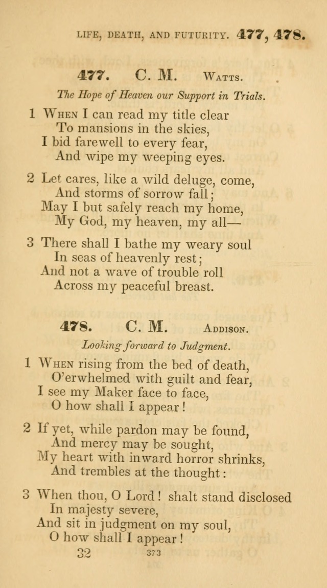 A Collection of Psalms and Hymns for Christian Worship. (45th ed.) page 373