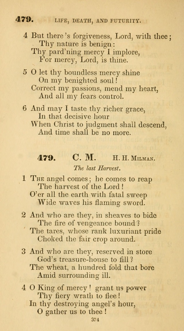 A Collection of Psalms and Hymns for Christian Worship. (45th ed.) page 374