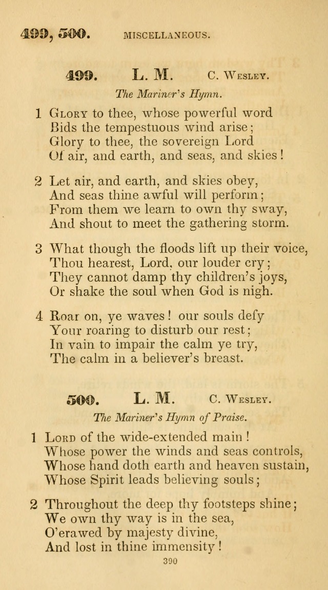 A Collection of Psalms and Hymns for Christian Worship. (45th ed.) page 390