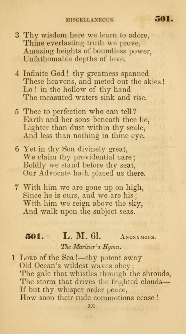 A Collection of Psalms and Hymns for Christian Worship. (45th ed.) page 391