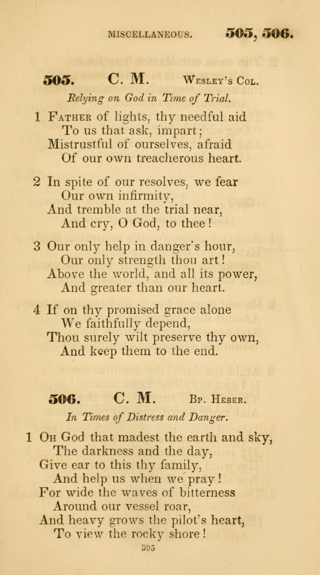 A Collection of Psalms and Hymns for Christian Worship. (45th ed.) page 395