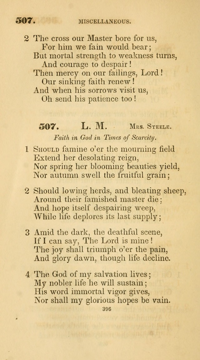 A Collection of Psalms and Hymns for Christian Worship. (45th ed.) page 396