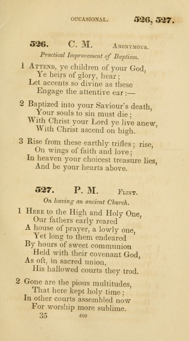 A Collection of Psalms and Hymns for Christian Worship. (45th ed.) page 409