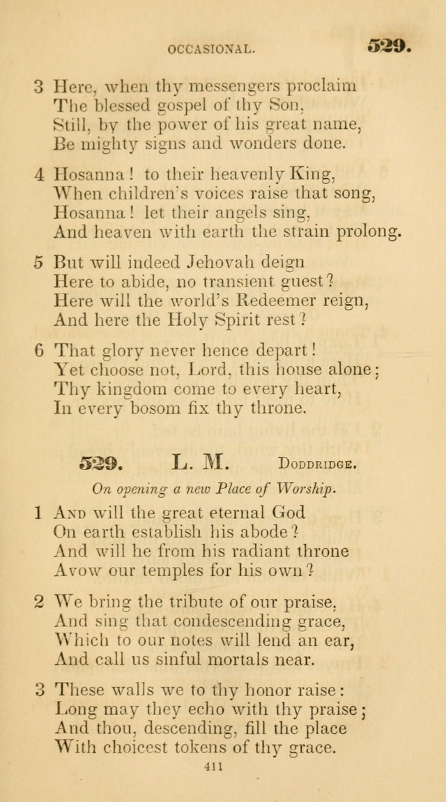 A Collection of Psalms and Hymns for Christian Worship. (45th ed.) page 411