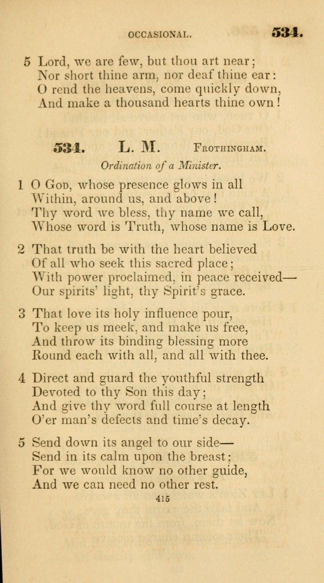 A Collection of Psalms and Hymns for Christian Worship. (45th ed.) page 415