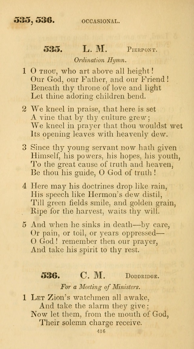 A Collection of Psalms and Hymns for Christian Worship. (45th ed.) page 416