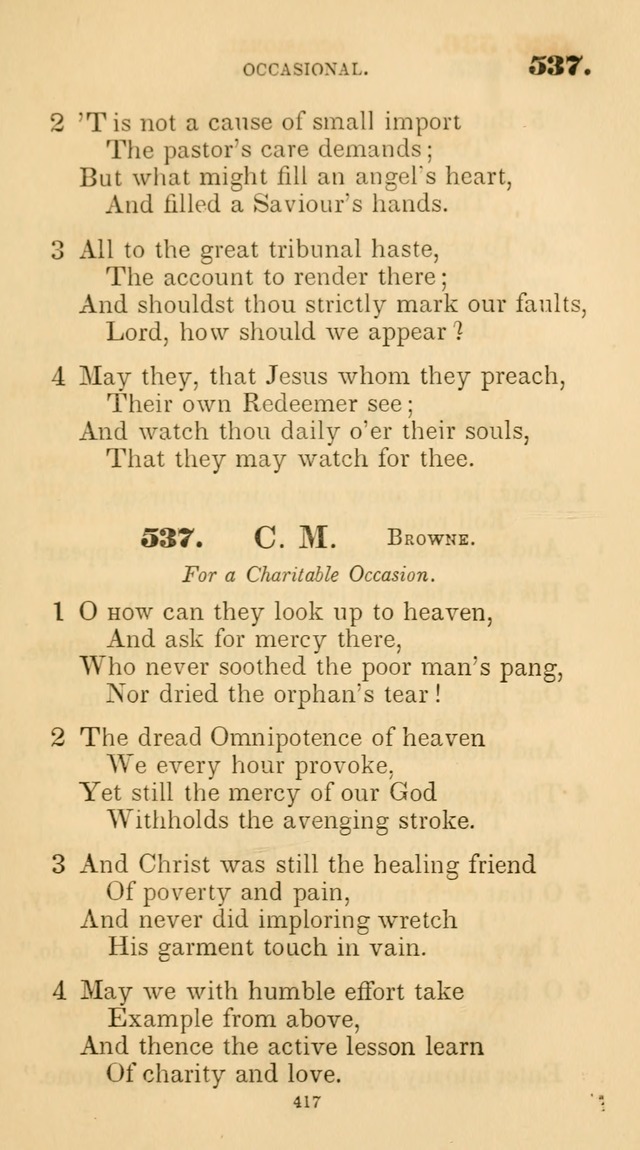 A Collection of Psalms and Hymns for Christian Worship. (45th ed.) page 417