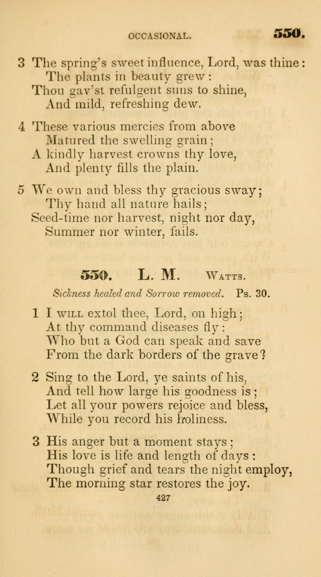 A Collection of Psalms and Hymns for Christian Worship. (45th ed.) page 427