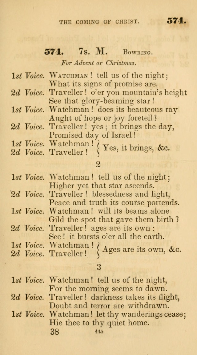A Collection of Psalms and Hymns for Christian Worship. (45th ed.) page 445
