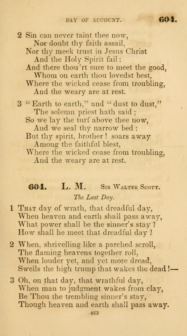 A Collection of Psalms and Hymns for Christian Worship. (45th ed.) page 463