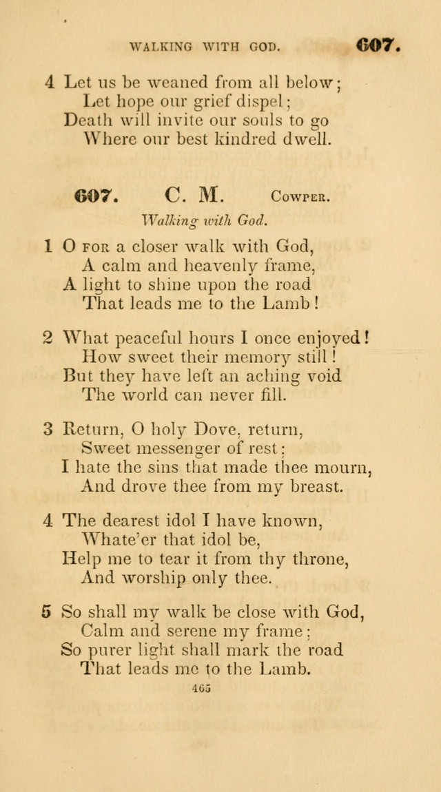 A Collection of Psalms and Hymns for Christian Worship. (45th ed.) page 465