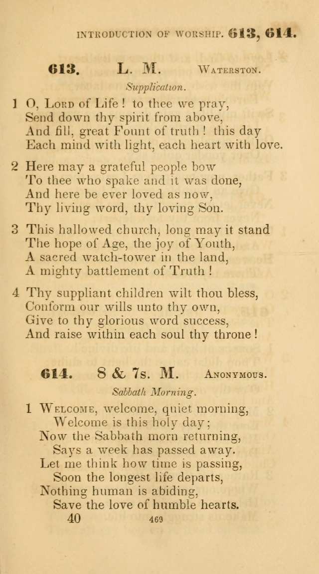 A Collection of Psalms and Hymns for Christian Worship. (45th ed.) page 469