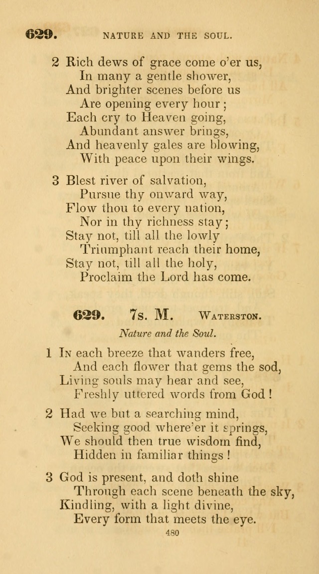 A Collection of Psalms and Hymns for Christian Worship. (45th ed.) page 480