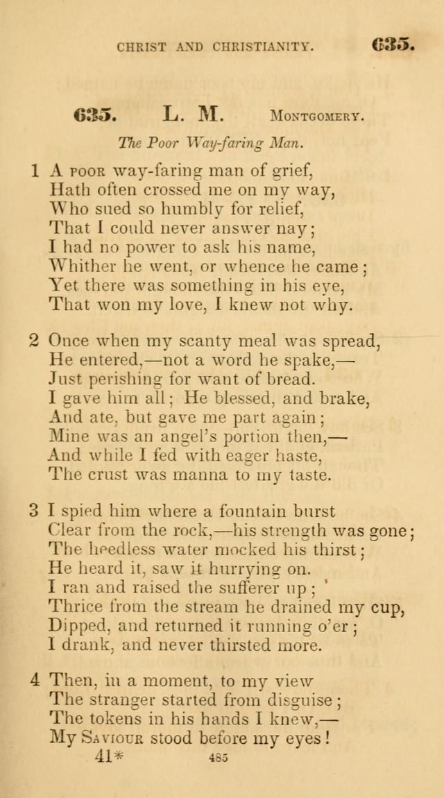 A Collection of Psalms and Hymns for Christian Worship. (45th ed.) page 485