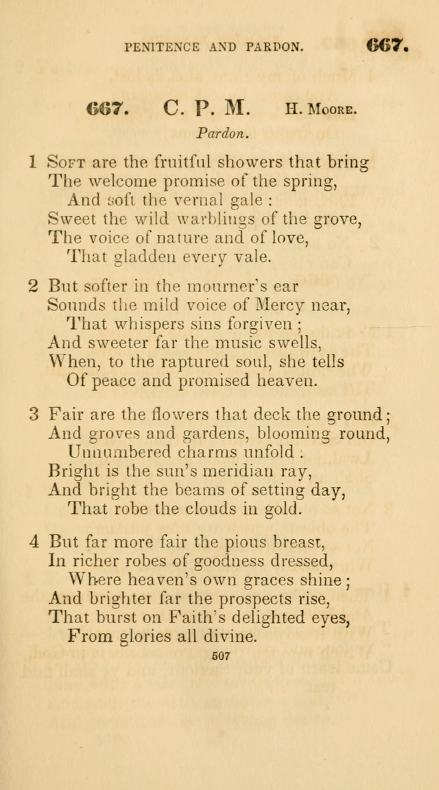 A Collection of Psalms and Hymns for Christian Worship. (45th ed.) page 507