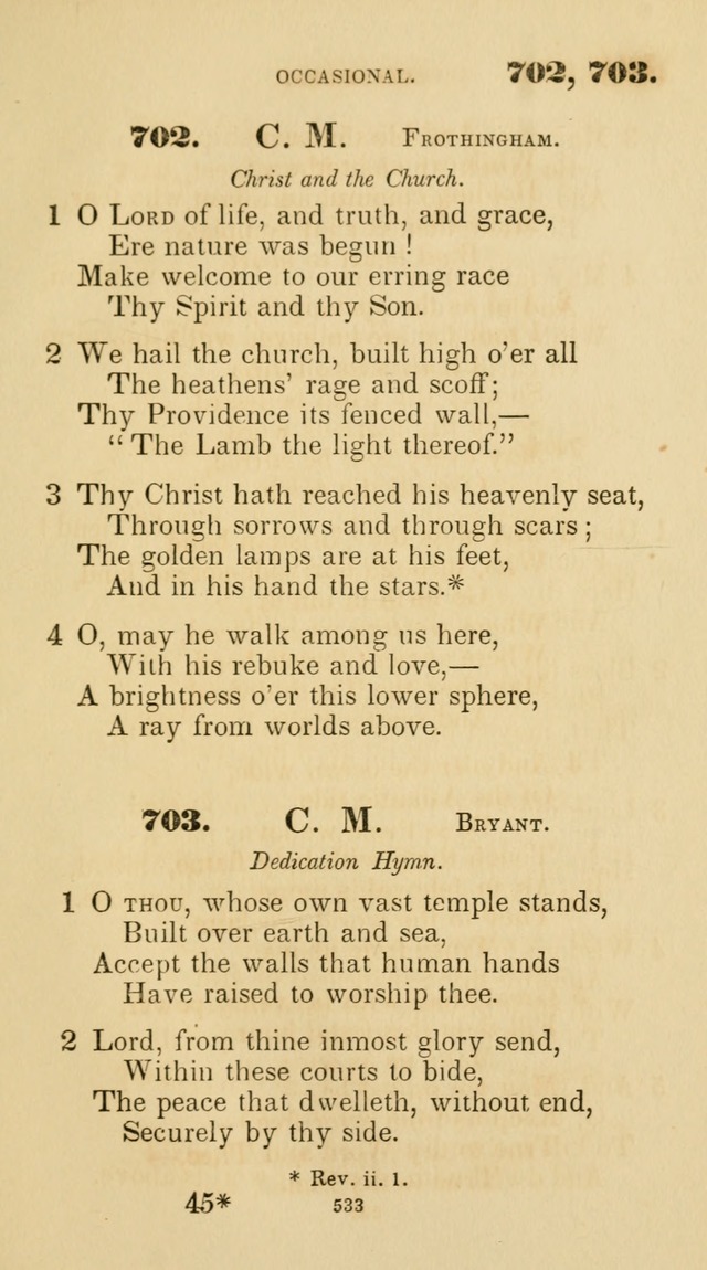 A Collection of Psalms and Hymns for Christian Worship. (45th ed.) page 533