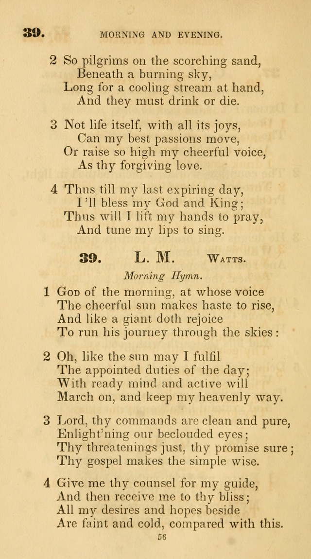 A Collection of Psalms and Hymns for Christian Worship. (45th ed.) page 56