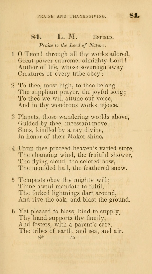 A Collection of Psalms and Hymns for Christian Worship. (45th ed.) page 89