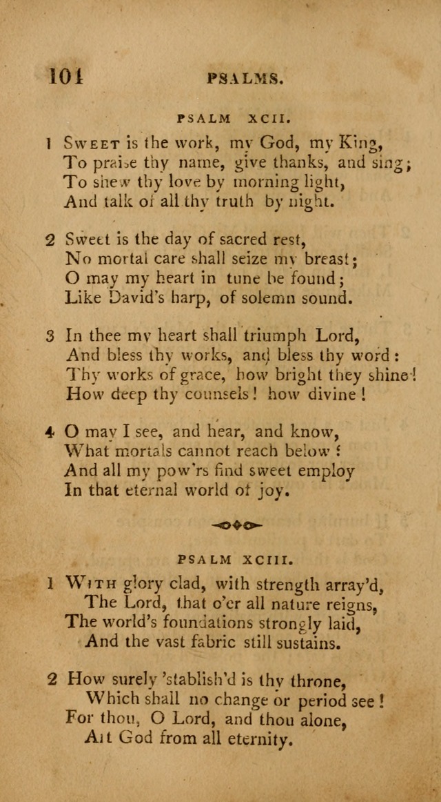 A Collection of Psalms and Hymns: from various authors, chiefly designed for public worship (4th ed.) page 104