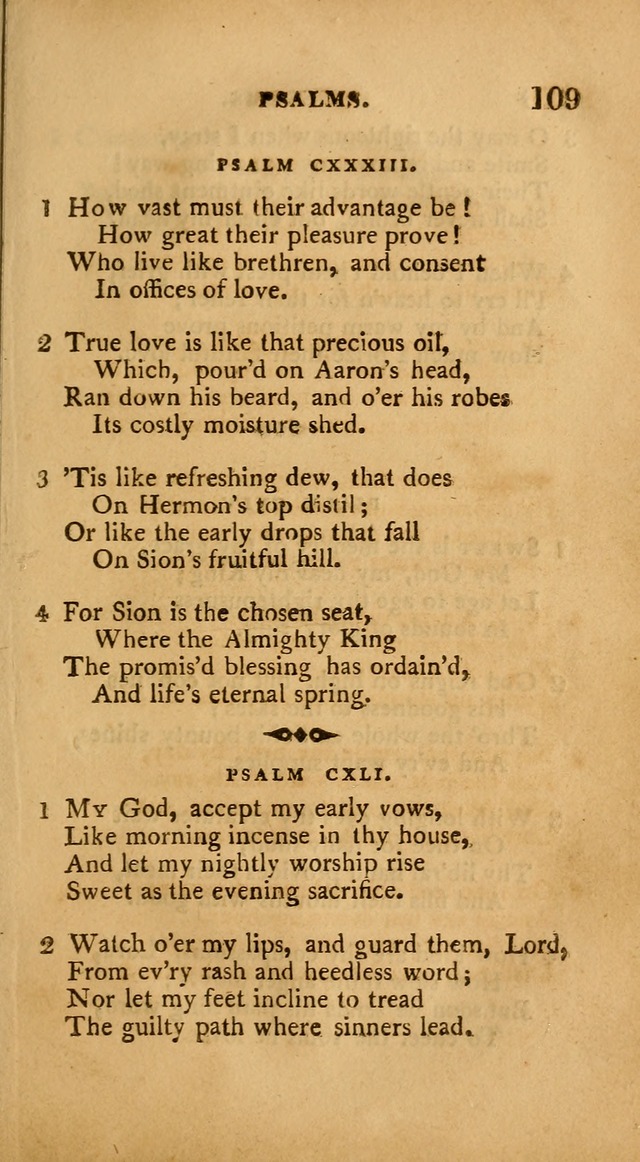 A Collection of Psalms and Hymns: from various authors, chiefly designed for public worship (4th ed.) page 109