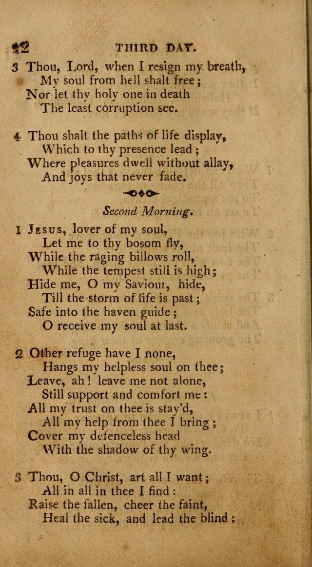 A Collection of Psalms and Hymns: from various authors, chiefly designed for public worship (4th ed.) page 12