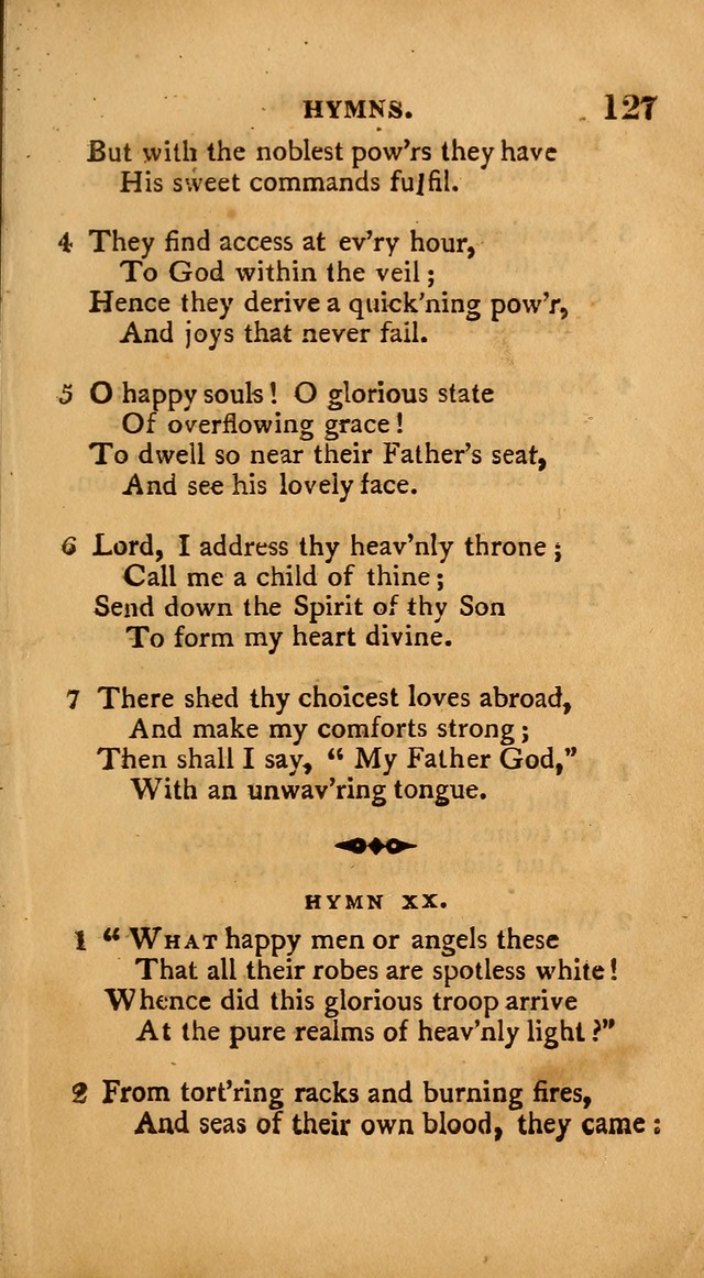 A Collection of Psalms and Hymns: from various authors, chiefly designed for public worship (4th ed.) page 127