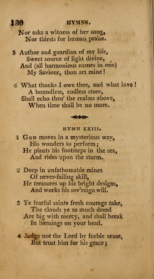 A Collection of Psalms and Hymns: from various authors, chiefly designed for public worship (4th ed.) page 130