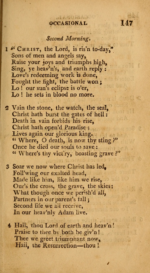 A Collection of Psalms and Hymns: from various authors, chiefly designed for public worship (4th ed.) page 147