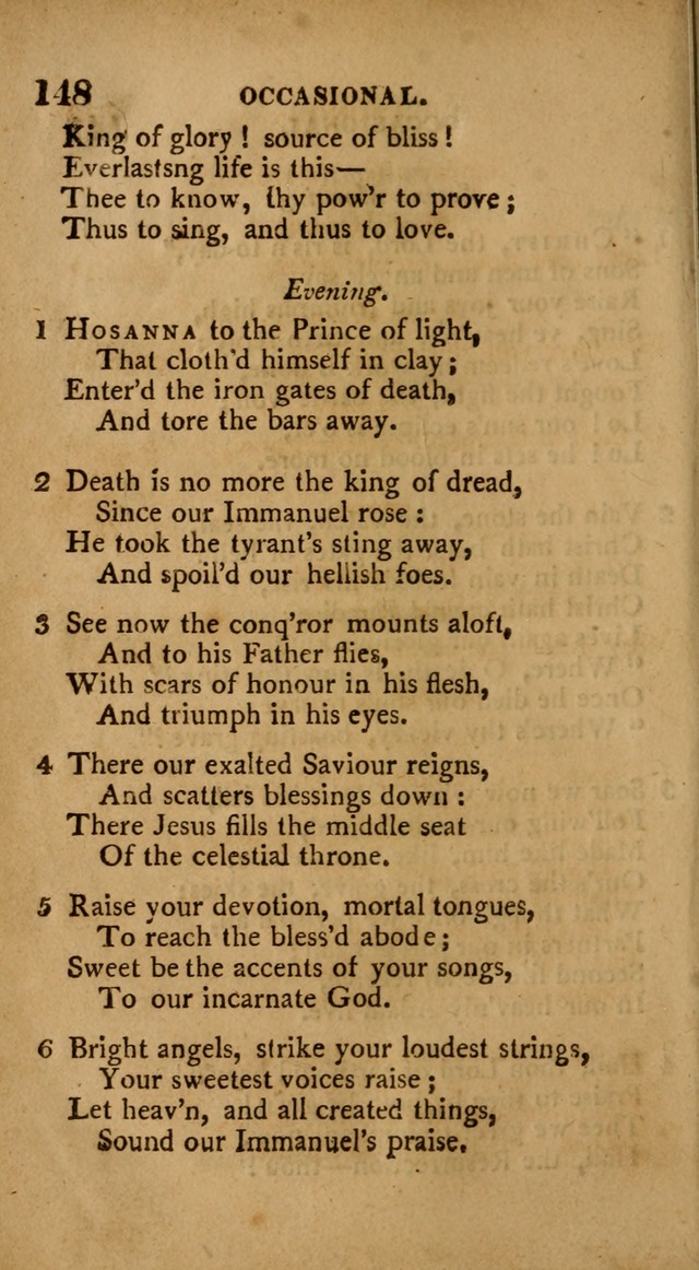 A Collection of Psalms and Hymns: from various authors, chiefly designed for public worship (4th ed.) page 148