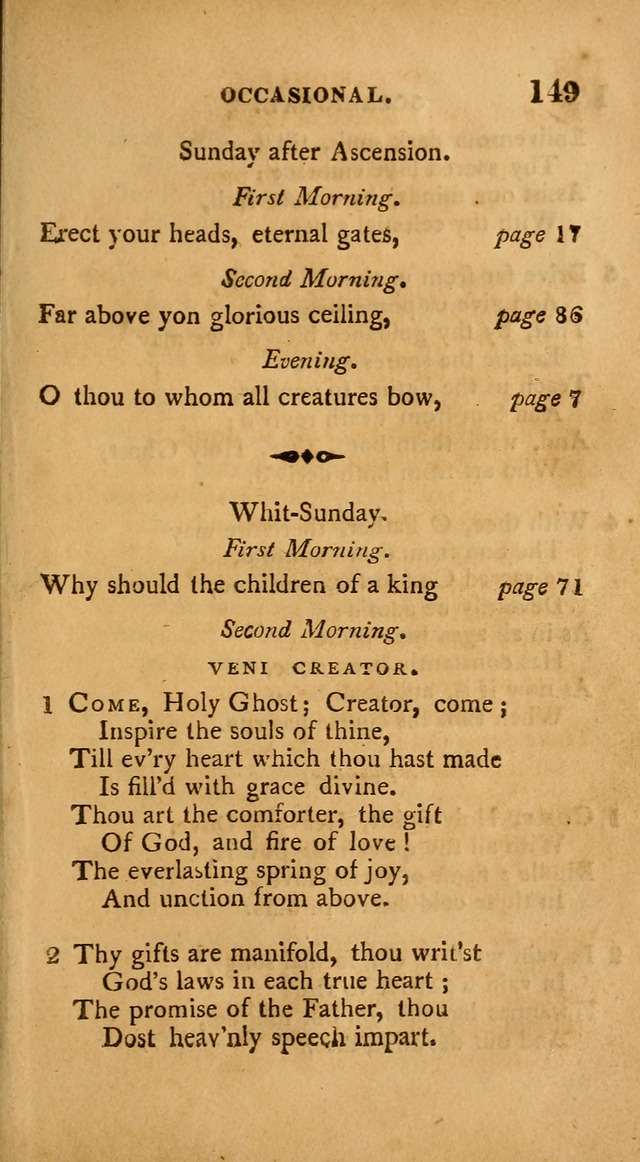 A Collection of Psalms and Hymns: from various authors, chiefly designed for public worship (4th ed.) page 149