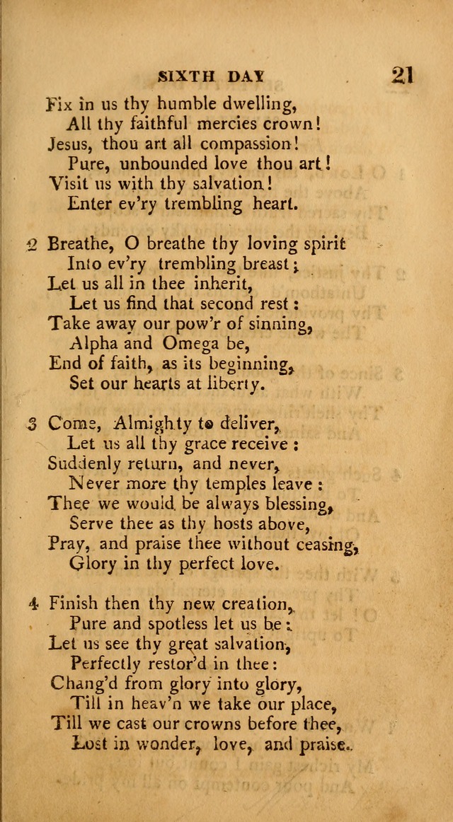 A Collection of Psalms and Hymns: from various authors, chiefly designed for public worship (4th ed.) page 21