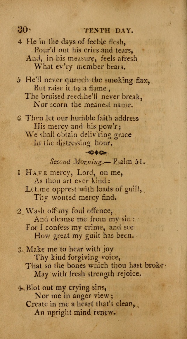 A Collection of Psalms and Hymns: from various authors, chiefly designed for public worship (4th ed.) page 30