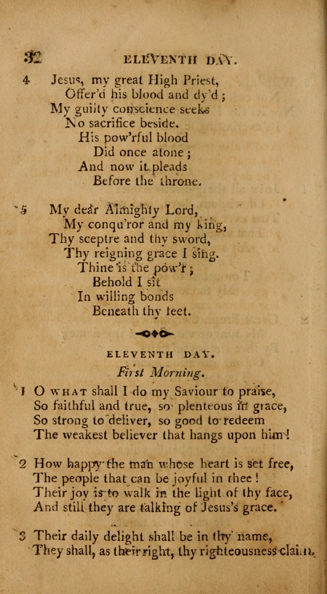 A Collection of Psalms and Hymns: from various authors, chiefly designed for public worship (4th ed.) page 32