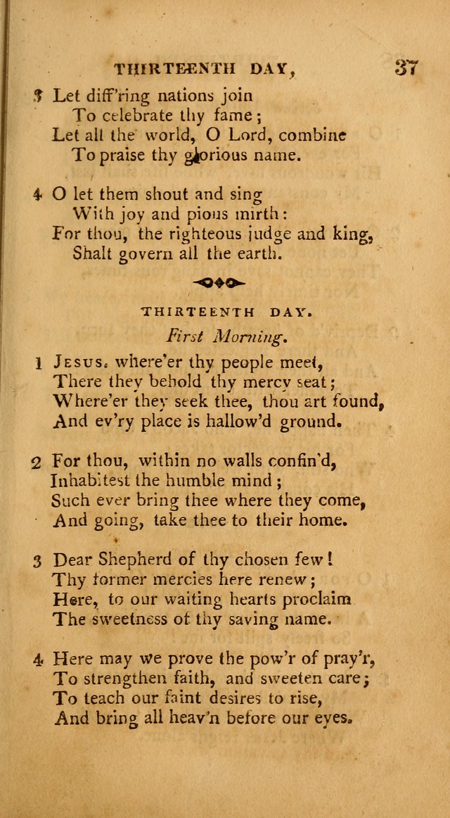 A Collection of Psalms and Hymns: from various authors, chiefly designed for public worship (4th ed.) page 37