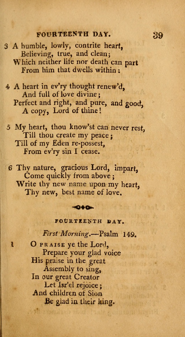 A Collection of Psalms and Hymns: from various authors, chiefly designed for public worship (4th ed.) page 39