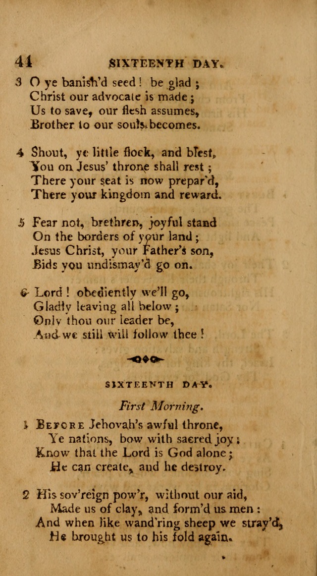 A Collection of Psalms and Hymns: from various authors, chiefly designed for public worship (4th ed.) page 44