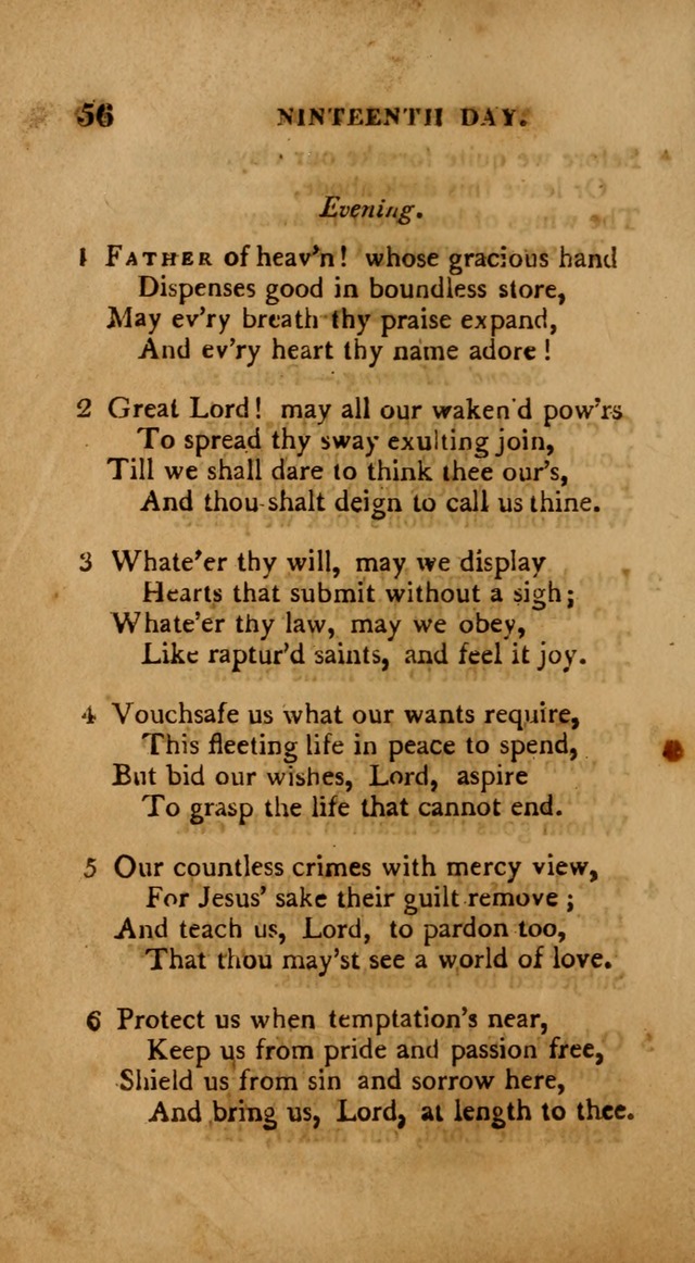 A Collection of Psalms and Hymns: from various authors, chiefly designed for public worship (4th ed.) page 56