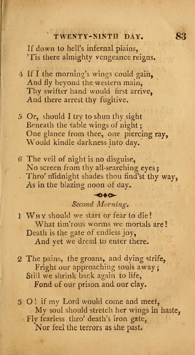 A Collection of Psalms and Hymns: from various authors, chiefly designed for public worship (4th ed.) page 83