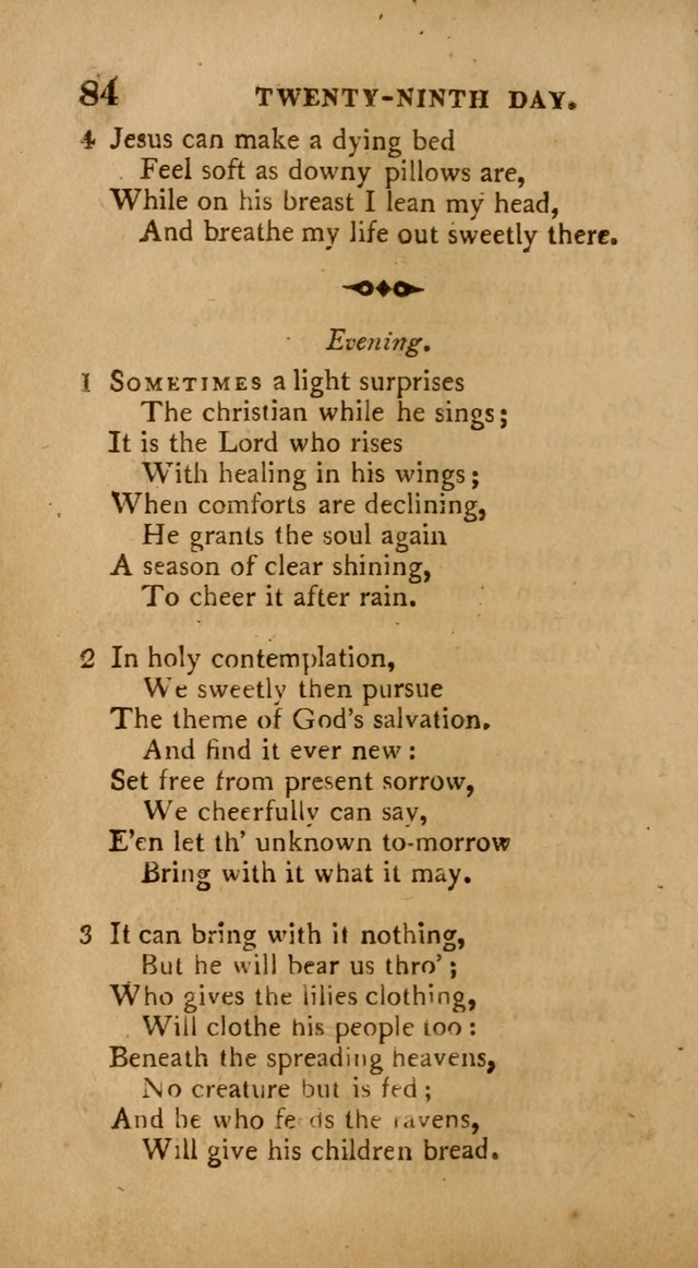 A Collection of Psalms and Hymns: from various authors, chiefly designed for public worship (4th ed.) page 84