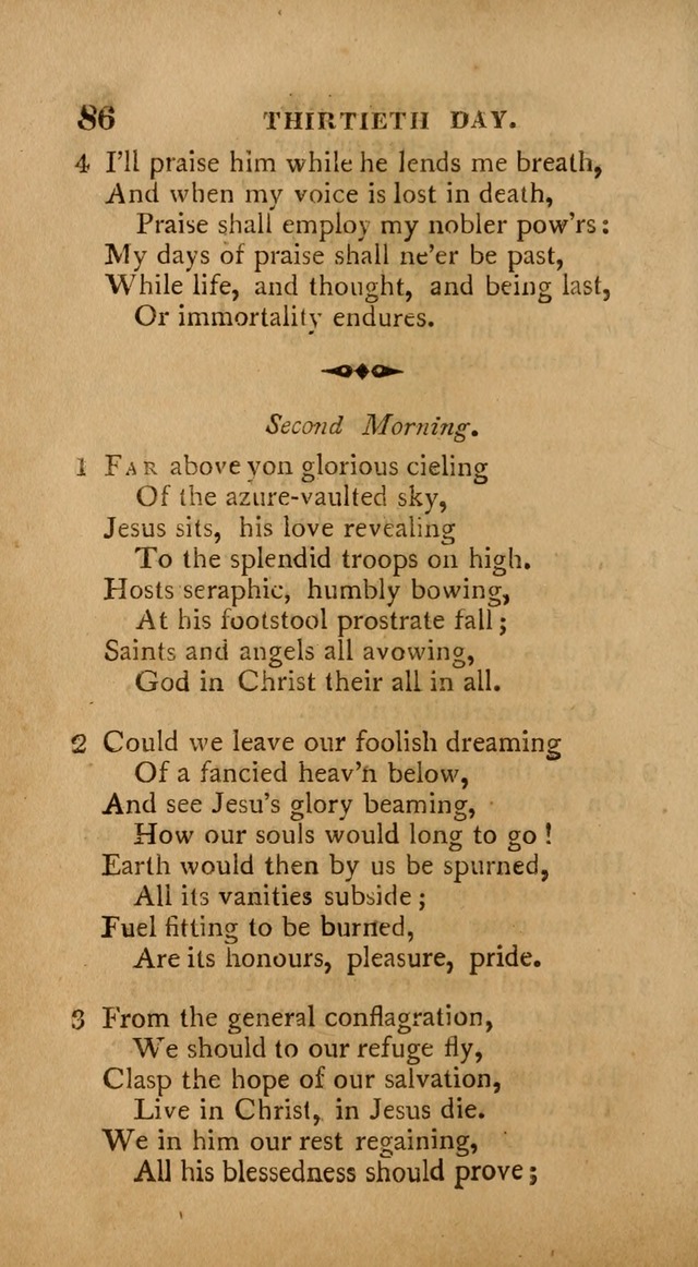 A Collection of Psalms and Hymns: from various authors, chiefly designed for public worship (4th ed.) page 86